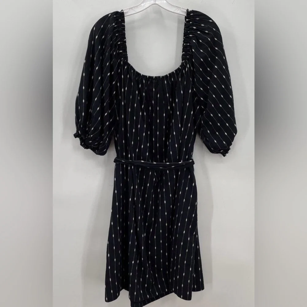 MOTHER The Run Wild Dot Line Cotton Dress - Picture 4 of 7